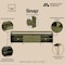 Manhattan Comfort DUMBO 85in TV Stand in Olive Green TV002-OG - alternate 3